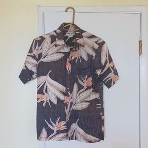 Vintage 1980s Cooke Street Honolulu Hawaiian Shirt Size S